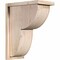 Ekena Millwork Crestline Smooth Corbel w/Backplate, Douglas Fir, 7 1/2"W x 14"D x 18"H COR08X14X18CRE01SDF - alternate 1